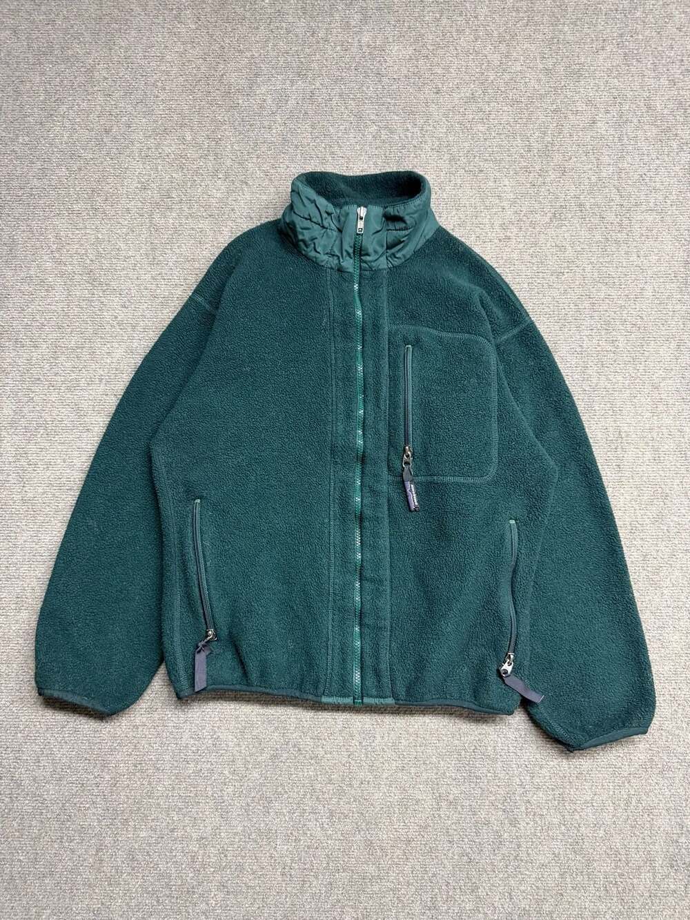 Patagonia Retro-X Fleece Jacket Size S Dark Green Made in USA